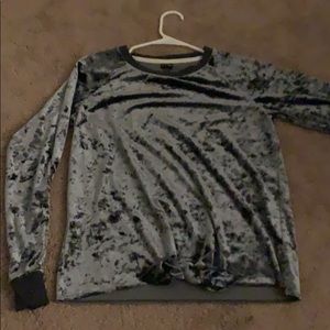 Velvet sweater top(juniors)